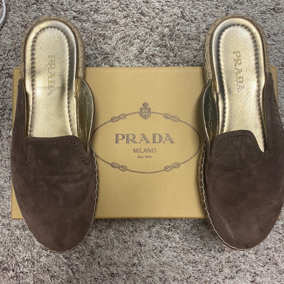 Prada brown mules - Picture 1 of 3